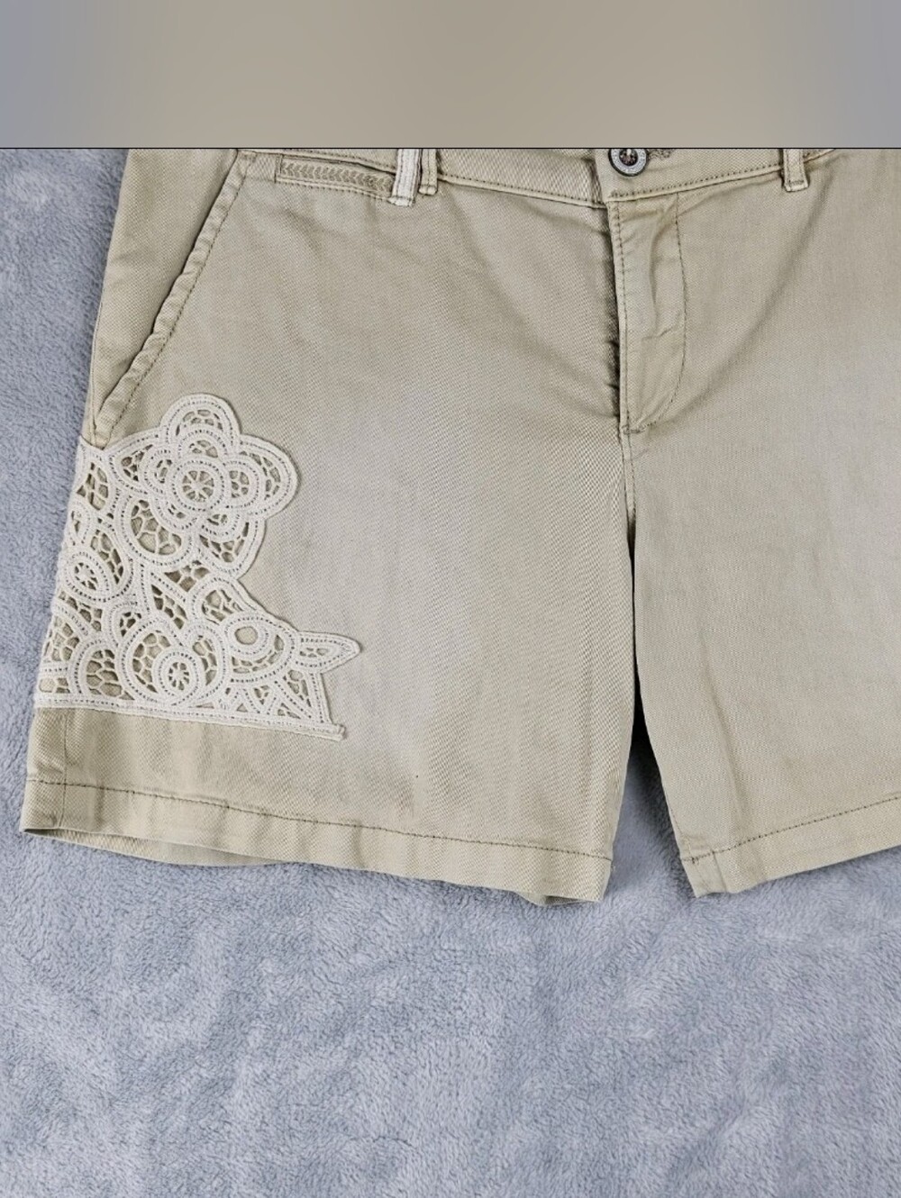 Anthropologie Pilcro And Letterpress Womens Shorts Size 29 Tan - Picture 3 of 10